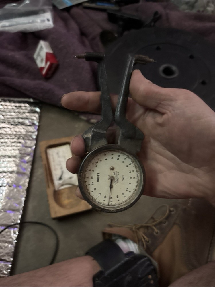 Antique German Caliper In Original Case