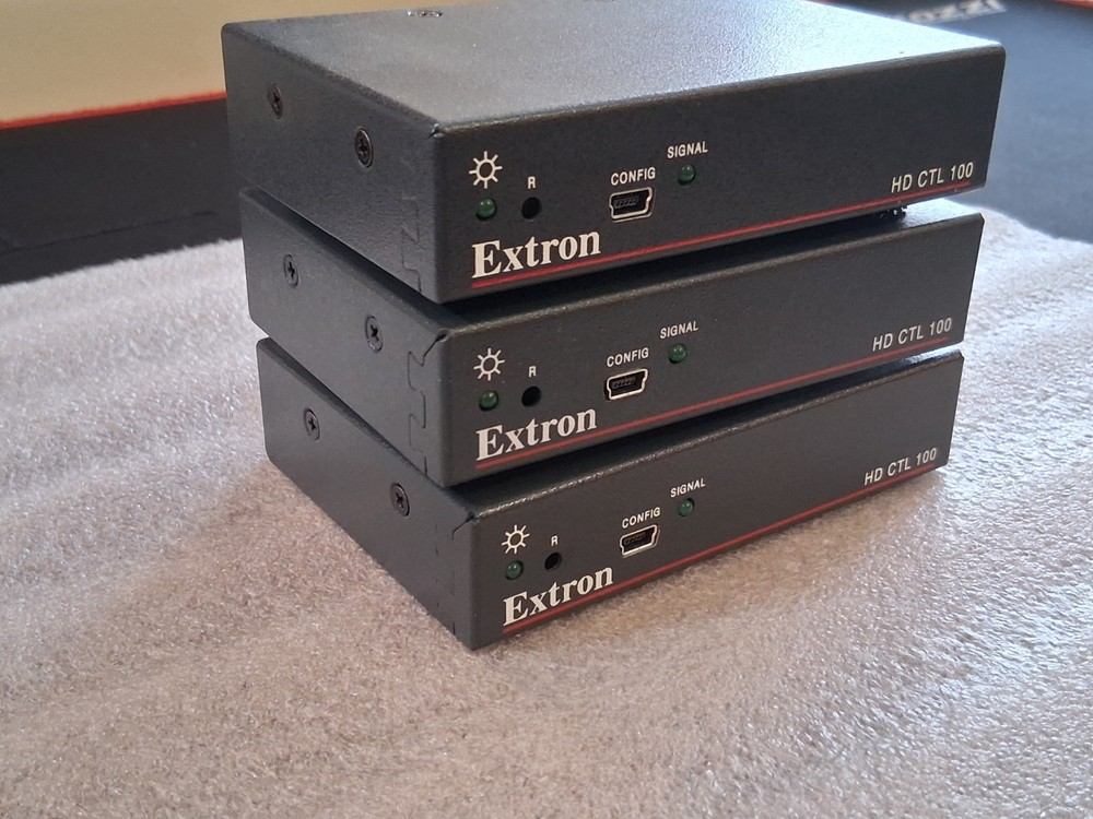 Lot of 3 - Extron HD CTL 100 Workspace Automation Controller