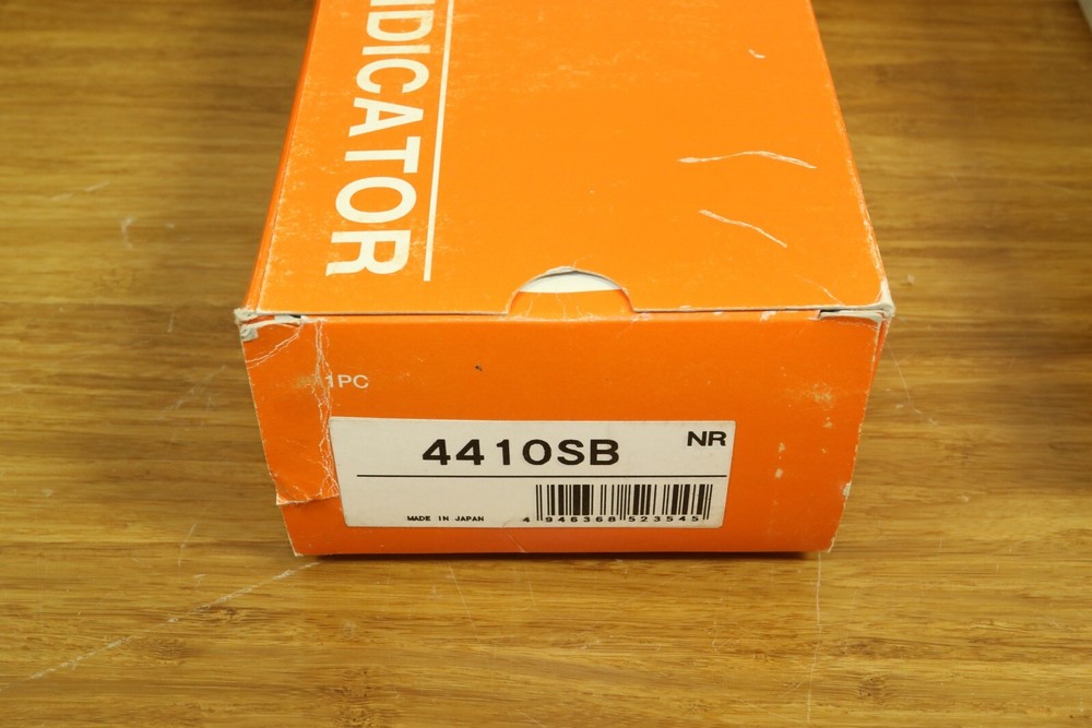 Mitutoyo 0-0.25” / 0.001” Extra Large Face Dial Indicator Flat Back 0-100 Read