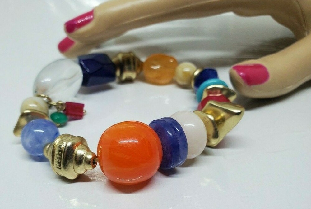 Colorful Multistone Stretch Bracelet