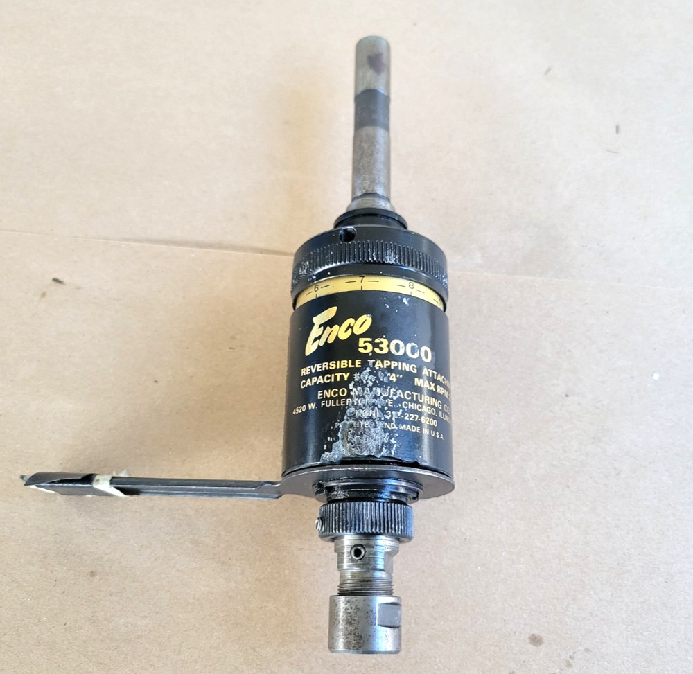 ENCO #53000 REVERSIBLE TAPPING HEAD W 1/2" SHANK