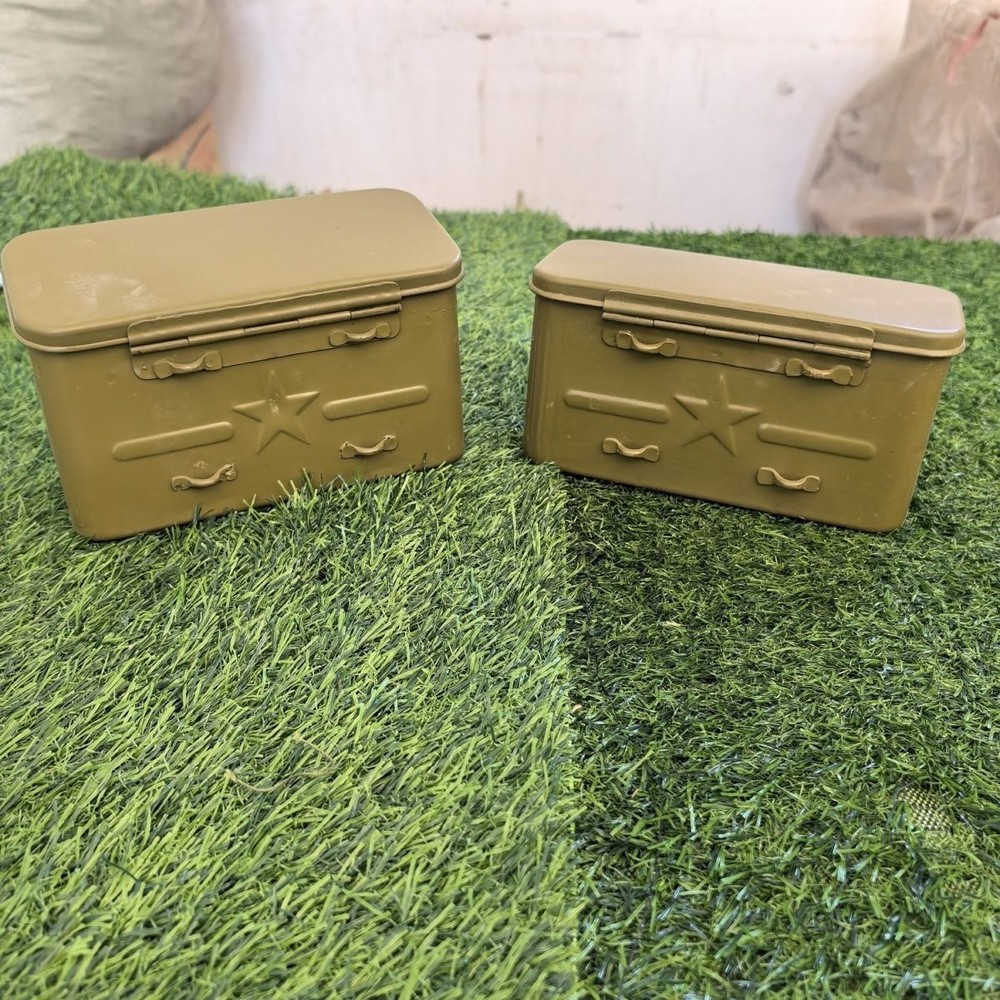 Old Chinese Military Surplus Tool Box Iron Box Soviet Made Tool Storage Box