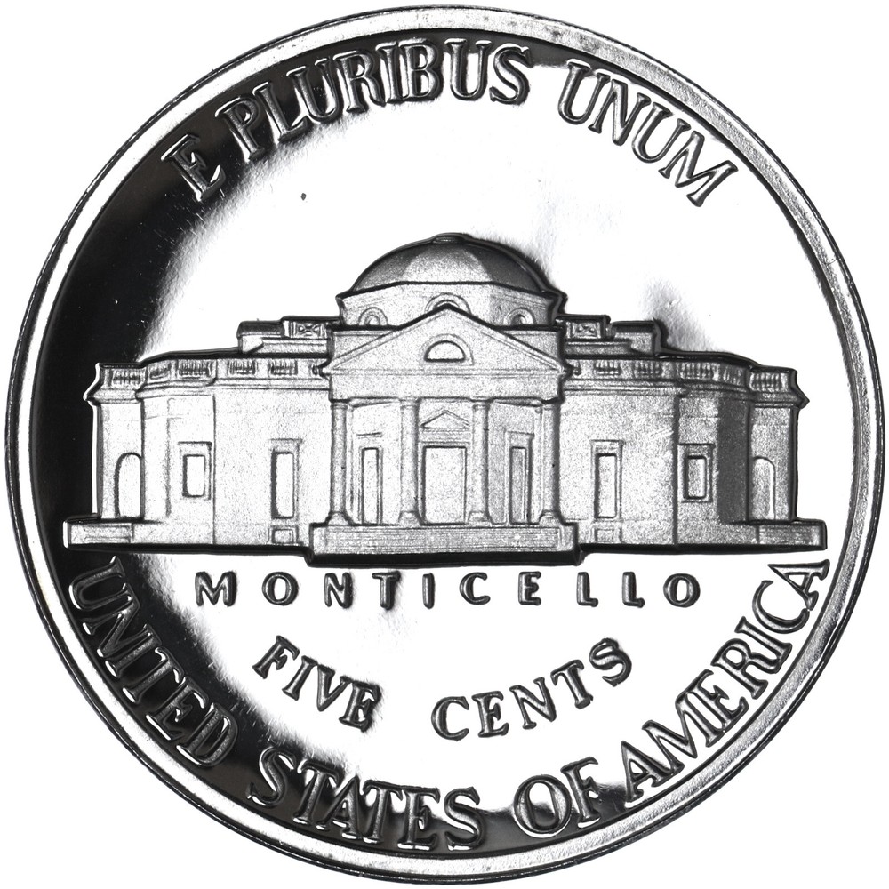 1987 S Jefferson Nickel Gem DCam Proof