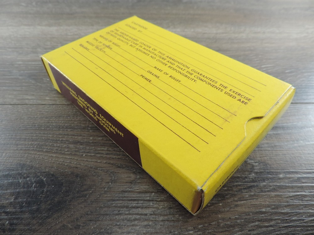 Vintage Williams Guide LIne Handloader's Cartridge Boxes SR-20