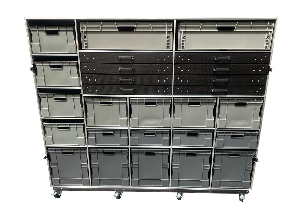 VMEP Euro Container Flight Case Tool Box With Draws - VME-EC37