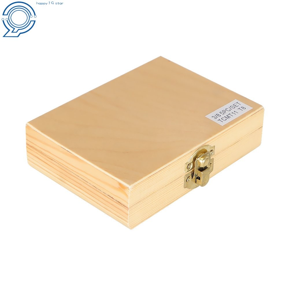 5 Pack 3/8" Carbide Indexable Turning Tool Lathe Tool Bit With Carbide Inserts