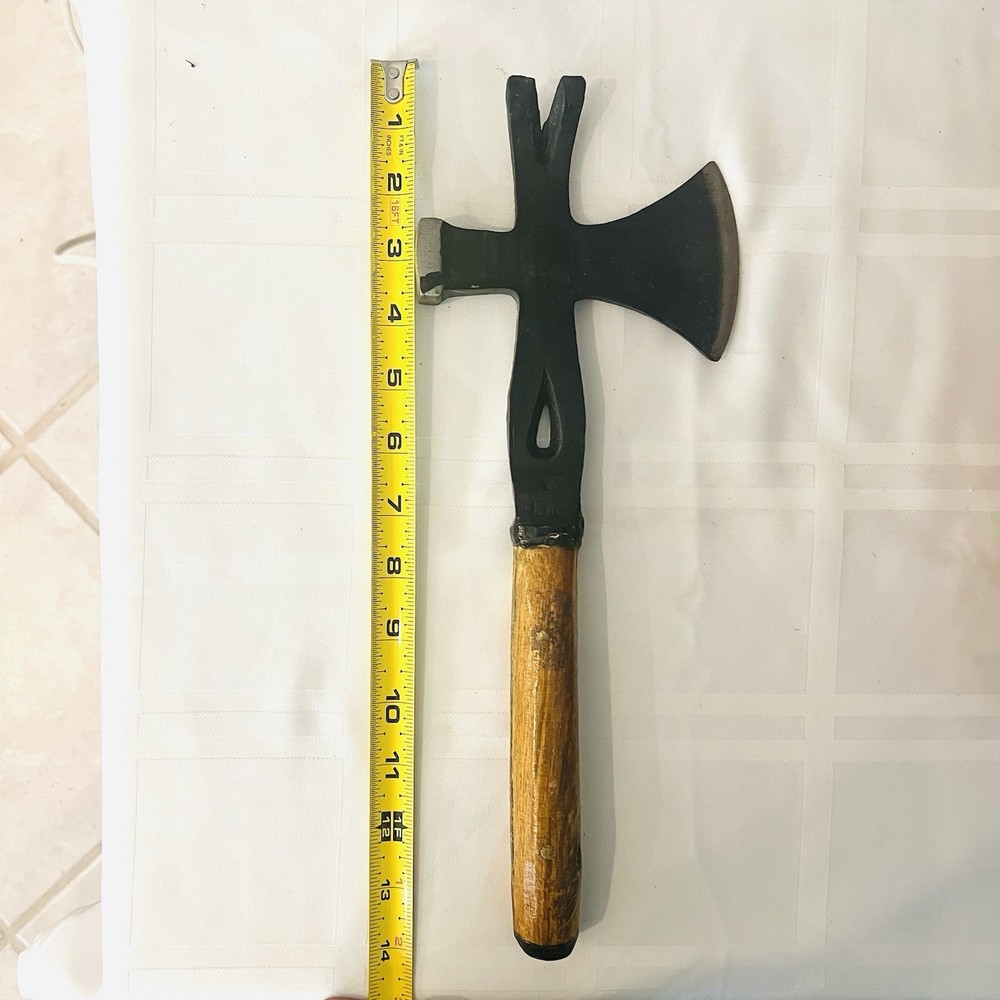 Vintage Crate Hammer Nail Puller Tomahawk Multi Tool Box Hatchet Claw Axe Prybar