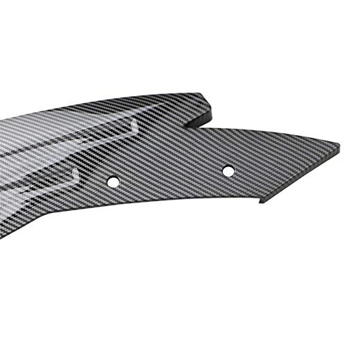 2PCS Universal Rear Bumper Lip Diffuser Splitter Canard Protector Carbon Fiber