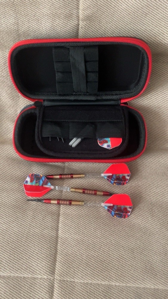 Dart World Darts And Casemaster Case Plus Accessories ￼