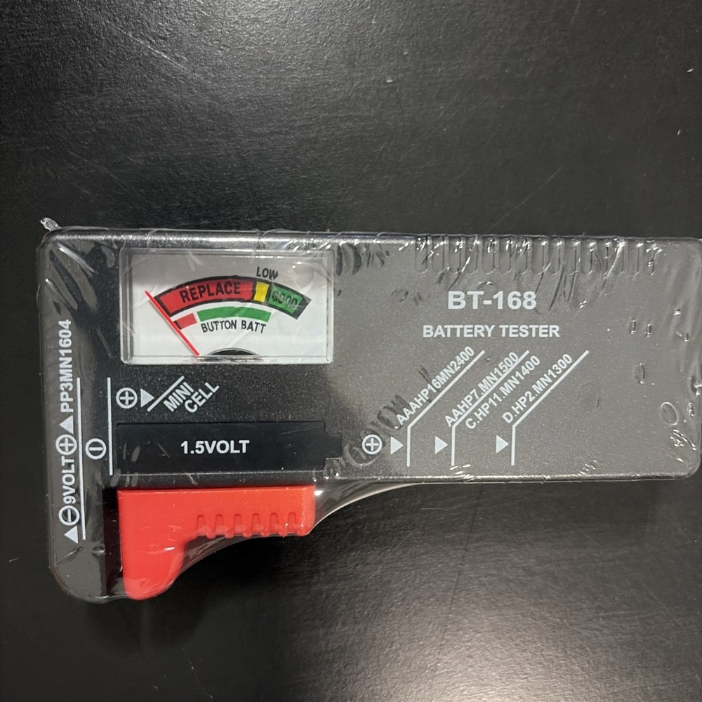 BT-168 Battery Tester AA AAA C D 9V Others