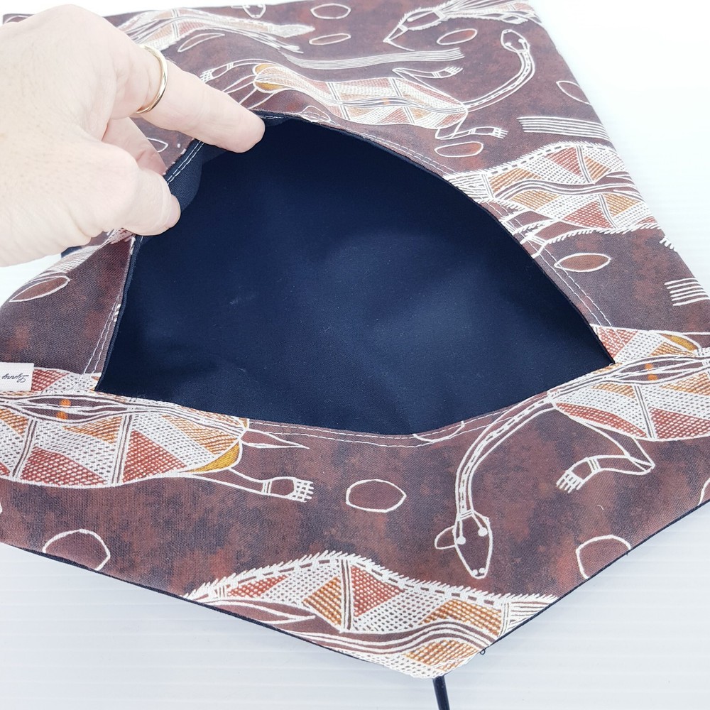 Peg Bag Handmade Aboriginal Art Turtle Ptrint Lined Laundry Clothes Peg Holder