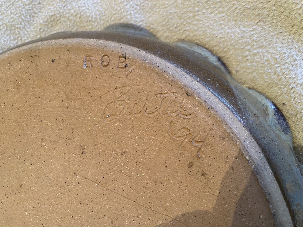 Rob Bartee Vintage Pottery 11.25" Dish