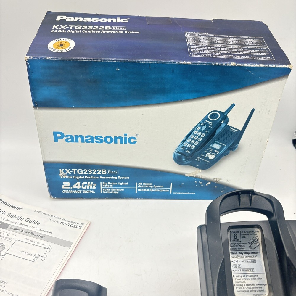 Panasonic Kx-tg2322 Digital Cordless Answering System