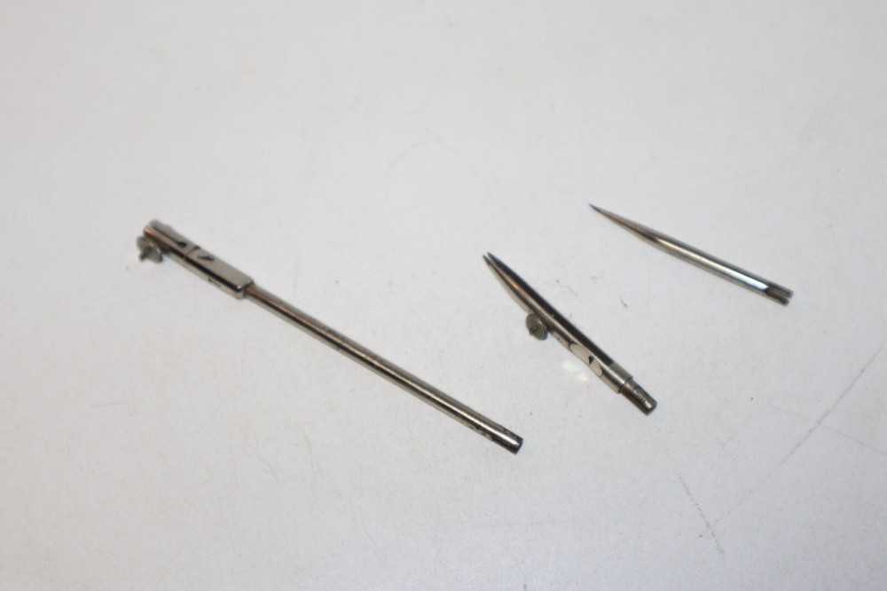 Vintage GH Huntpence Vassar Drafting Drawing Tools Set w/ Compass & Accessories