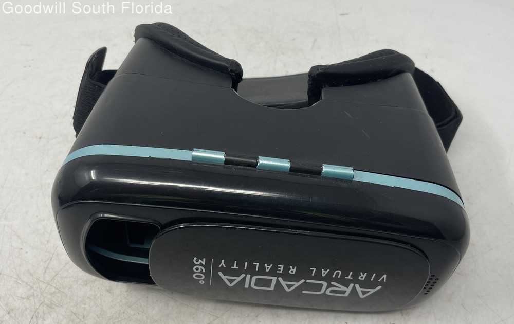 Arcadia Black Adjustable Strap Smartphone 360 Virtual Reality Headset