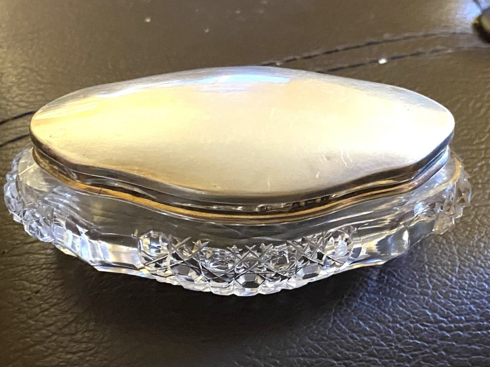 Tiffany&co Sterling Silver Jar Vanity Trinket Pillbox