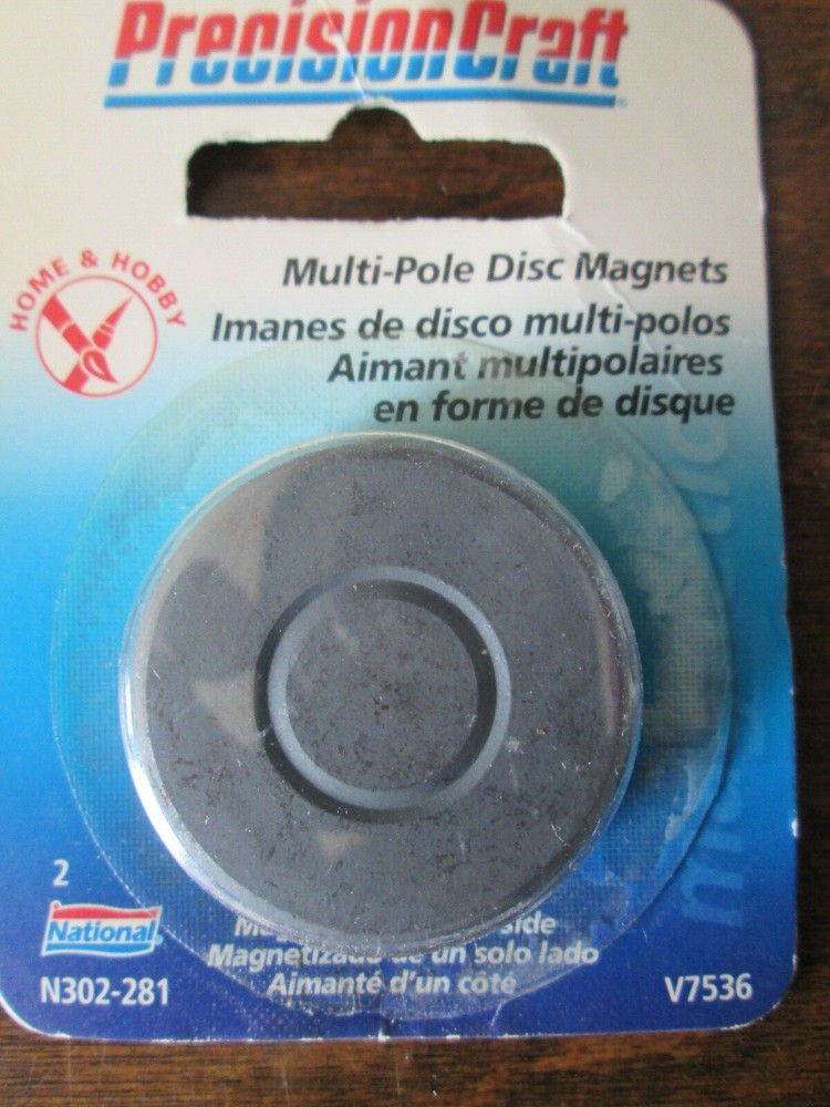 Precision Craft Multi Pole Disc Magnets  N302-281