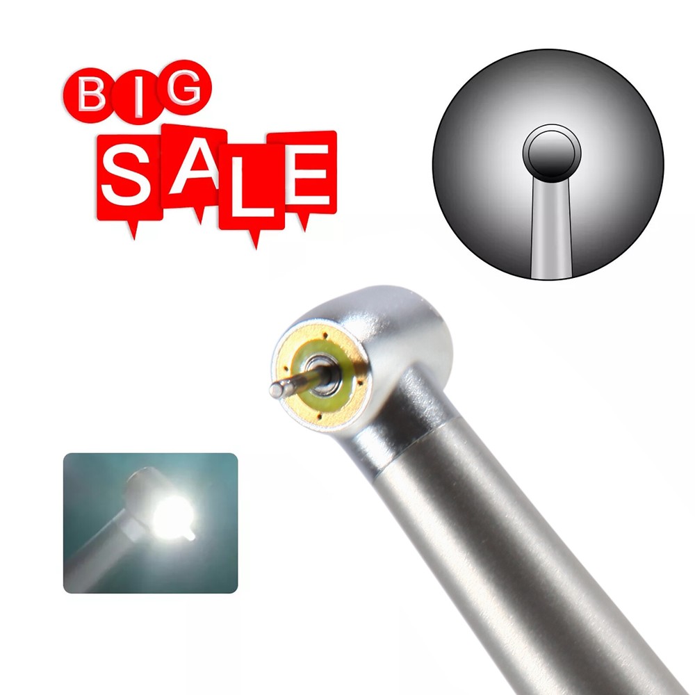 Dental Ring LED E-generator High Speed Handpiece Shadowless 4 Holes Ceramic MX