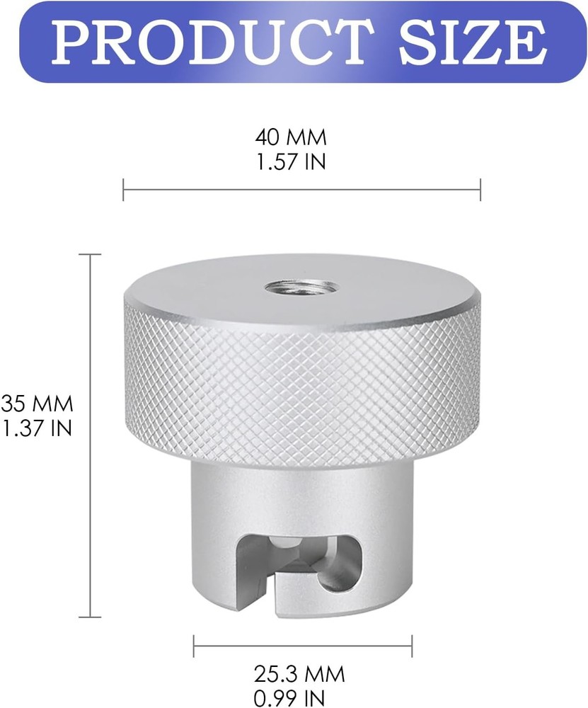 Bottle Jack Valve Release Knob for Harbor Freight Hydraulic Press 3/8"