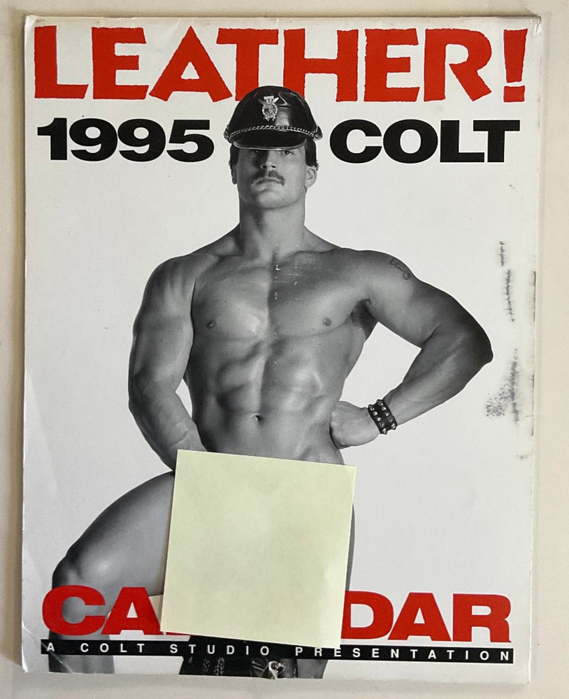 COLT STUDIO 1995  LEATHER CALENDAR