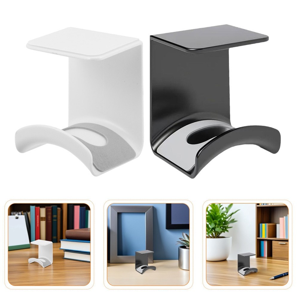 4 Pcs Under Desk Headphone Stand Classroom Accessories Holder Mount