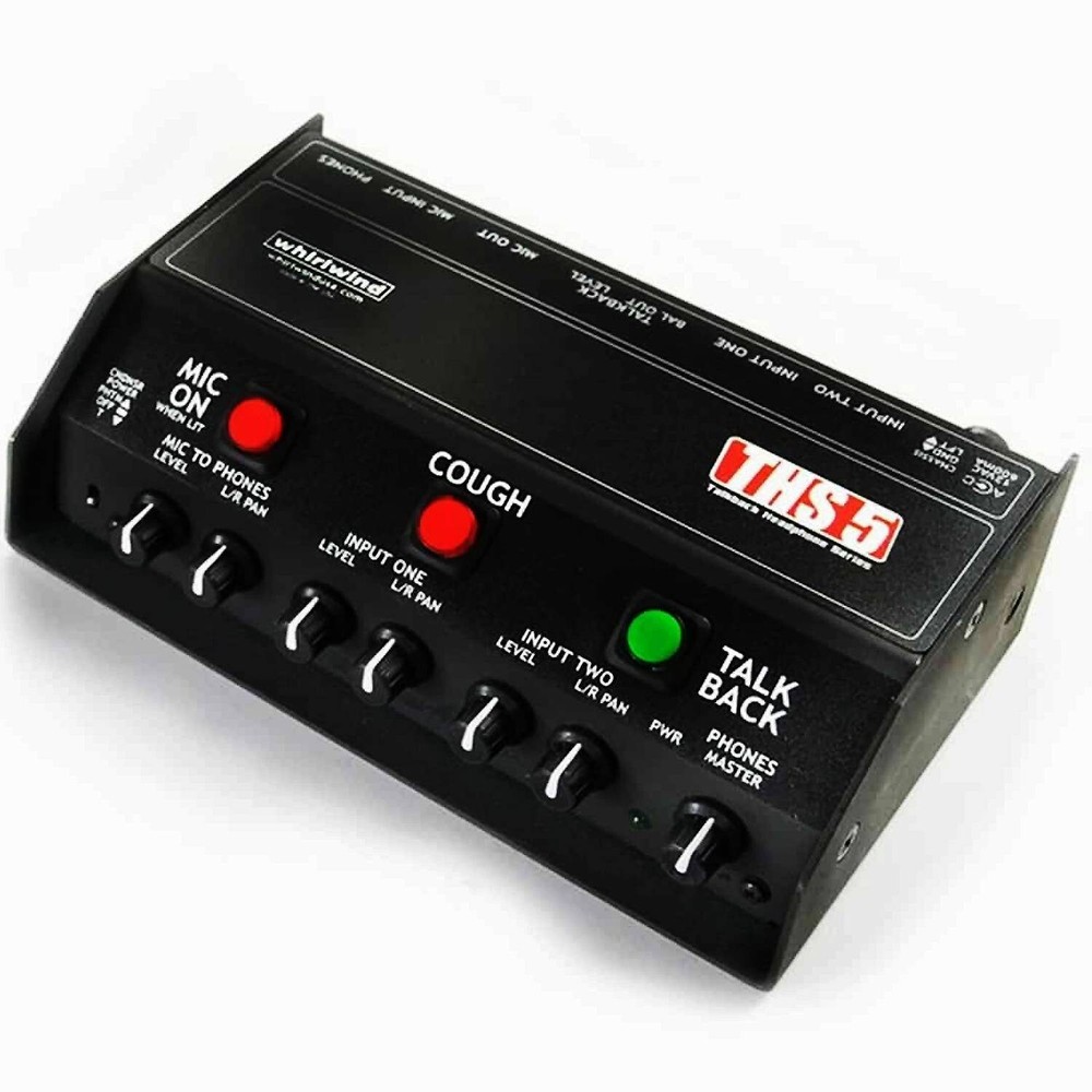 Whirlwind THS 5 Talkback Podcast Headphone Box Broadcast Announcer Interface