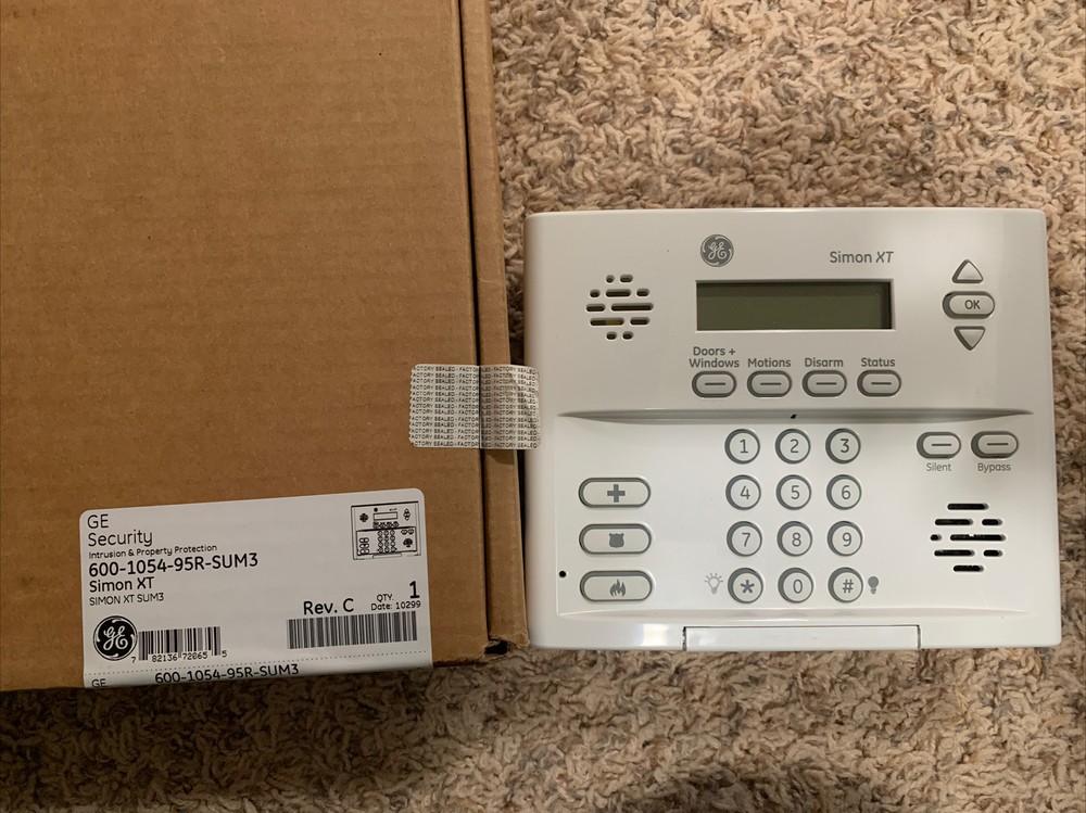 ge 600-1055-95r-sum3 Home Security System