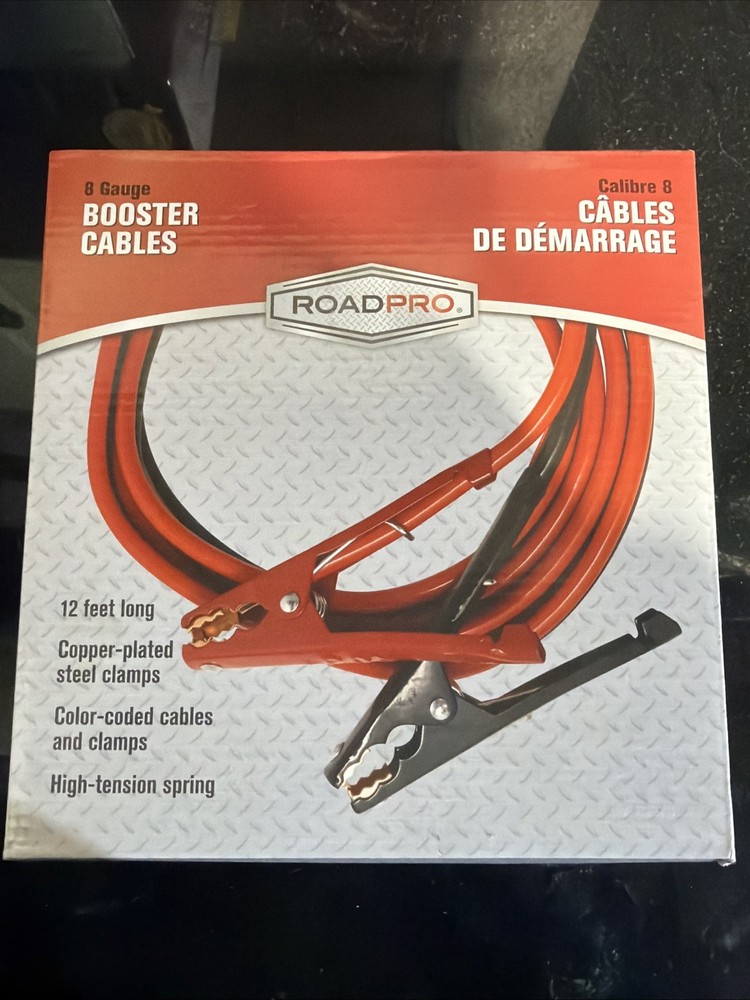 Booster Cables 8 Gauge