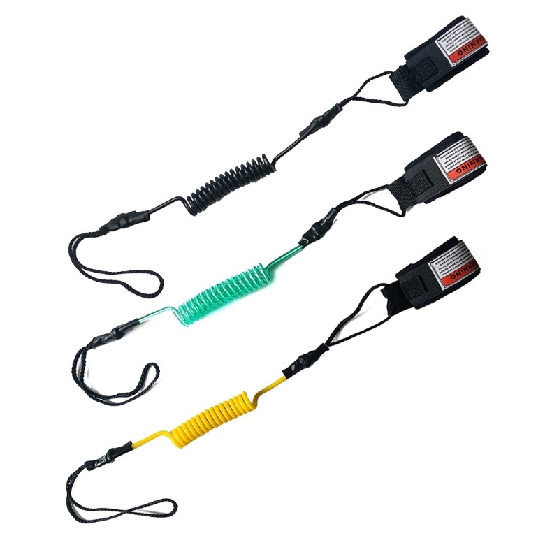 Coiled Leashes Stand-Up Paddle Board Hand Rope Wrist Strap Surfboard Leash