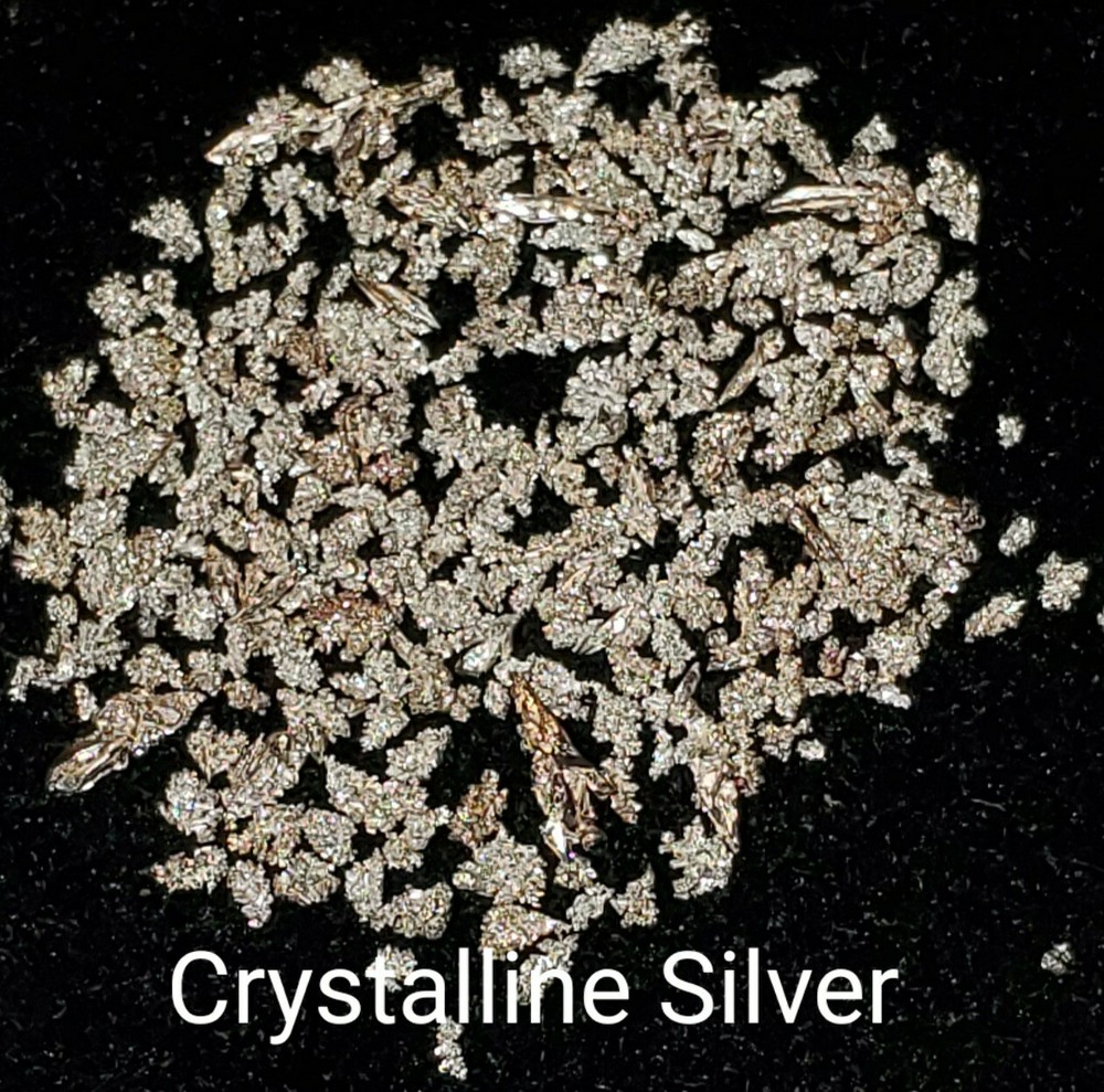 Crystalline Silver small Course Nuggets from Hard Rock Blast Mining Veins