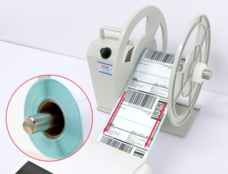 TCW-T6 Automatic Label Rewinding Machine Bar Code Label Rewinder Two-way Label