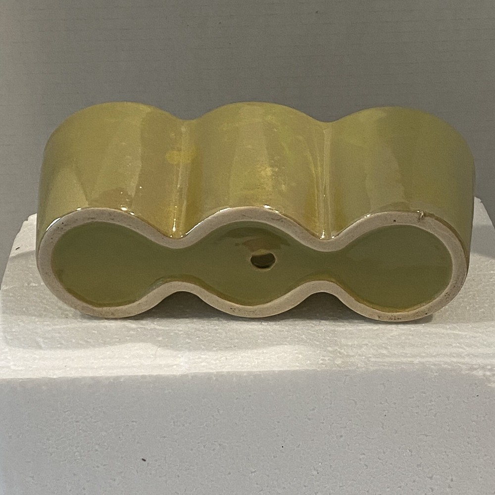 Pier 1 Irridescent Ceramic Planter Set