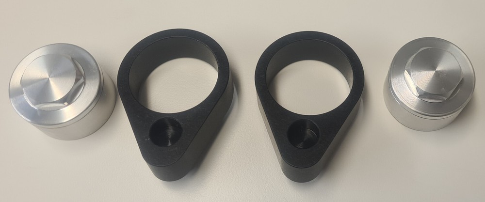 Black Honda VFR800 HandleBar risers ( NON Vtec)