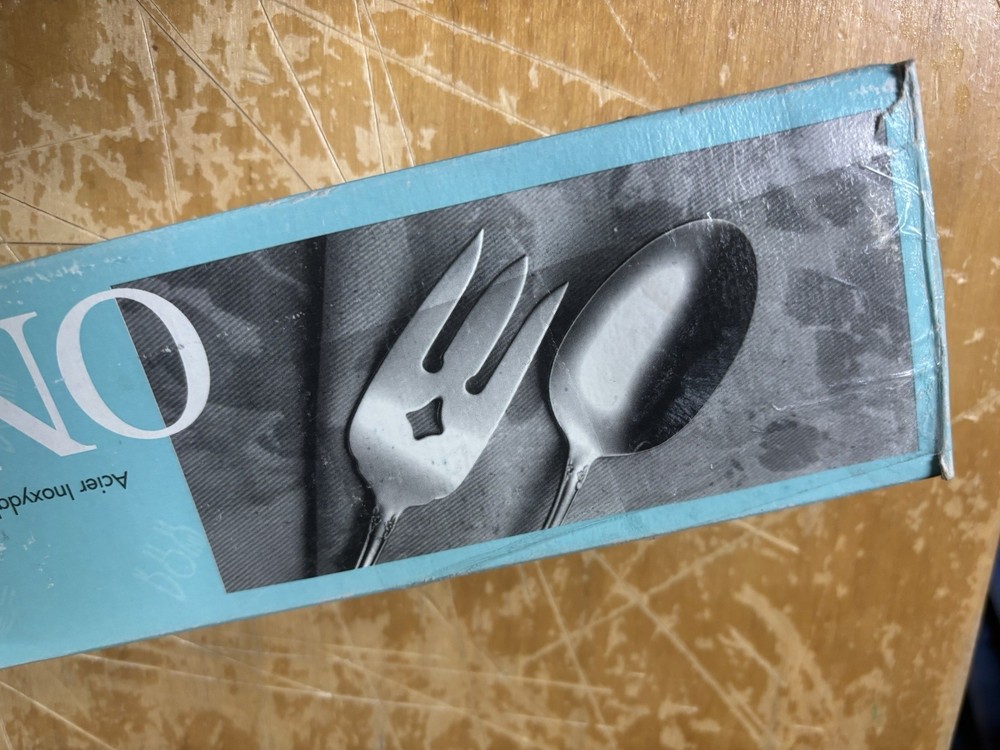 New Oneida MANSFIELD Amadeus 2-Pc SERVING SET Fork & Spoon Stainless Wm A Rogers