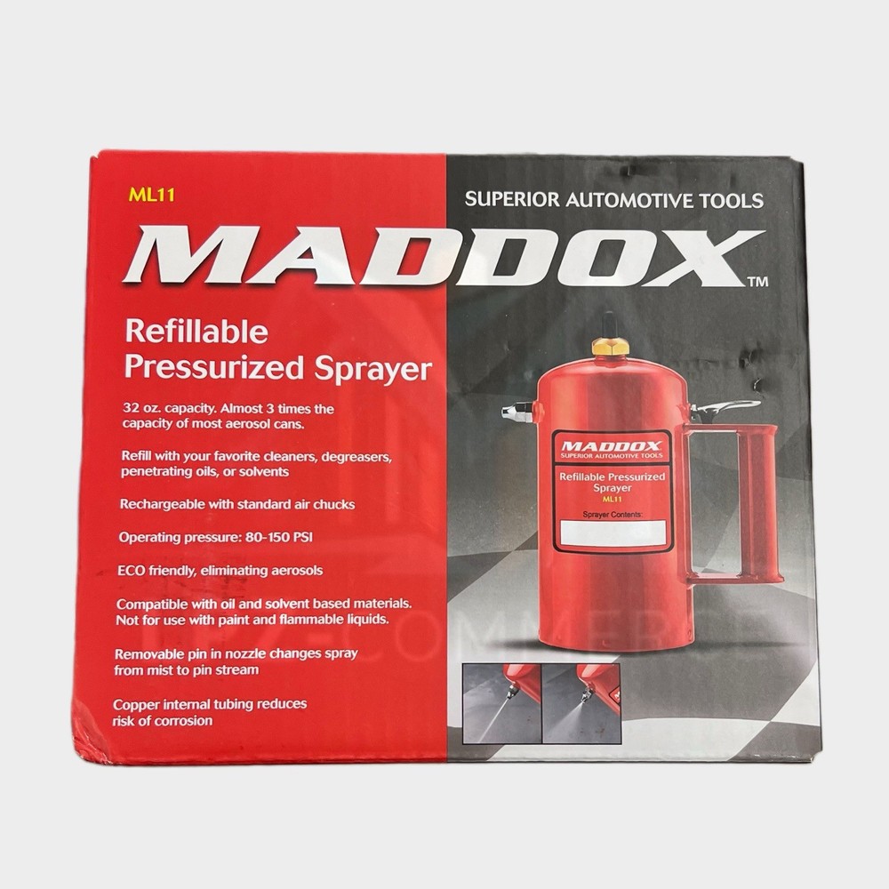 MADDOX 32 oz. Refillable Pressurized Sprayer
