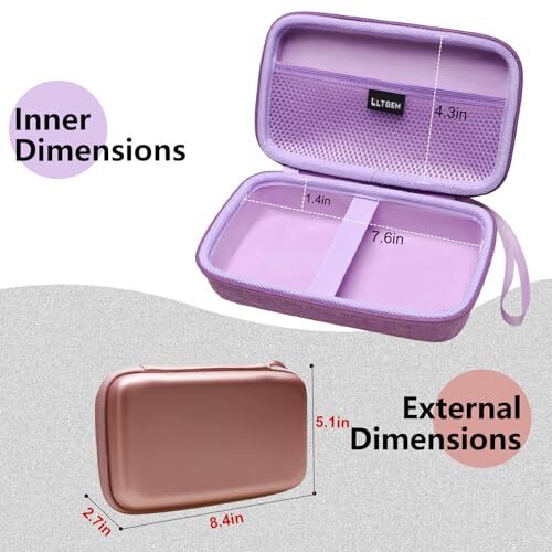 LTGEM Hard Case for Reading lamp Compatible with