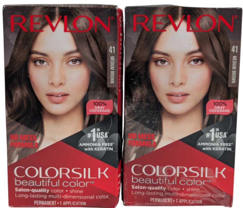 Revlon - Colorsilk - 41 Medium Brown - Pack of 2