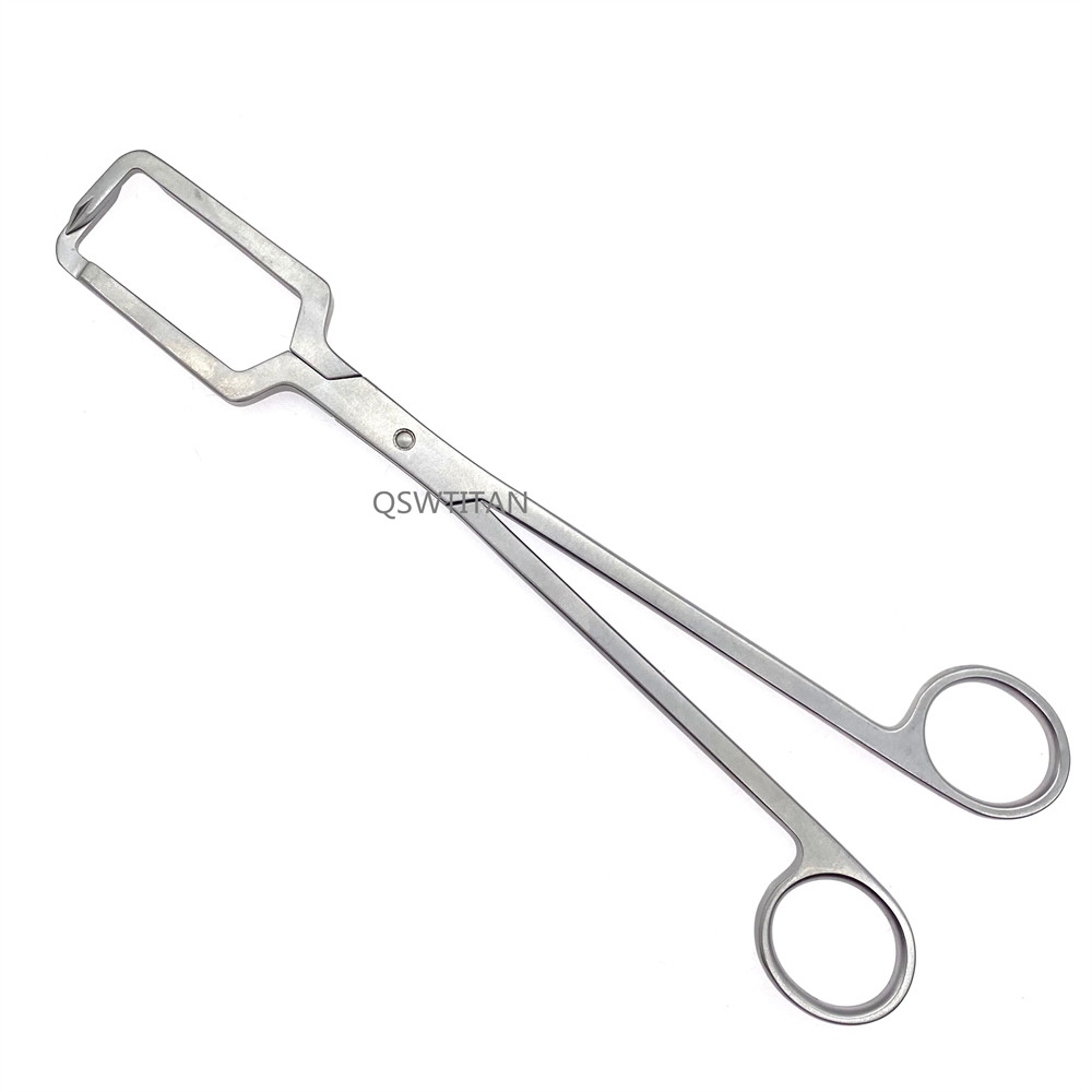 Orthopedic spinous process drilling forceps hole puncher for spinous process