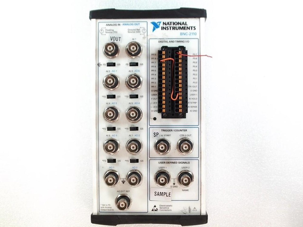 NATIONAL INSTRUMENTS BNC-2110 SHEILDED CONNETOR TERMINAL