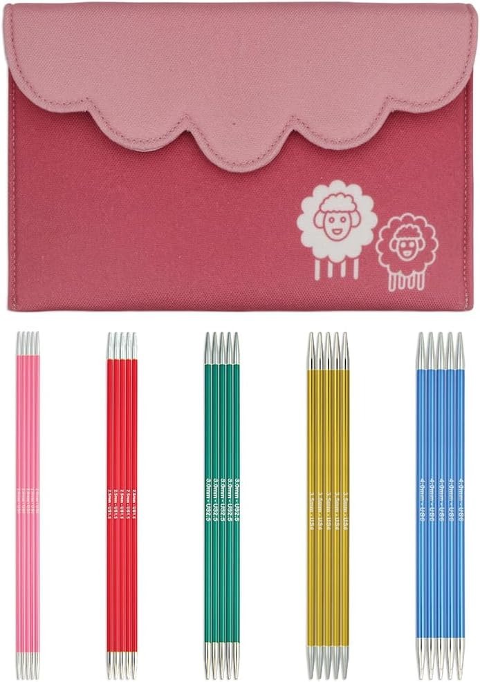 KnitPro Zing Starter Double Pointed Knitting Needle Set 6" (15cm)