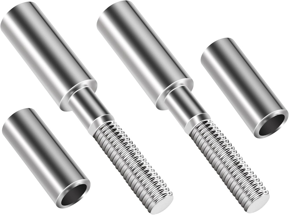 2" Motorcycle Mirror Risers Height Extender Adapters Kit compatible with Harley