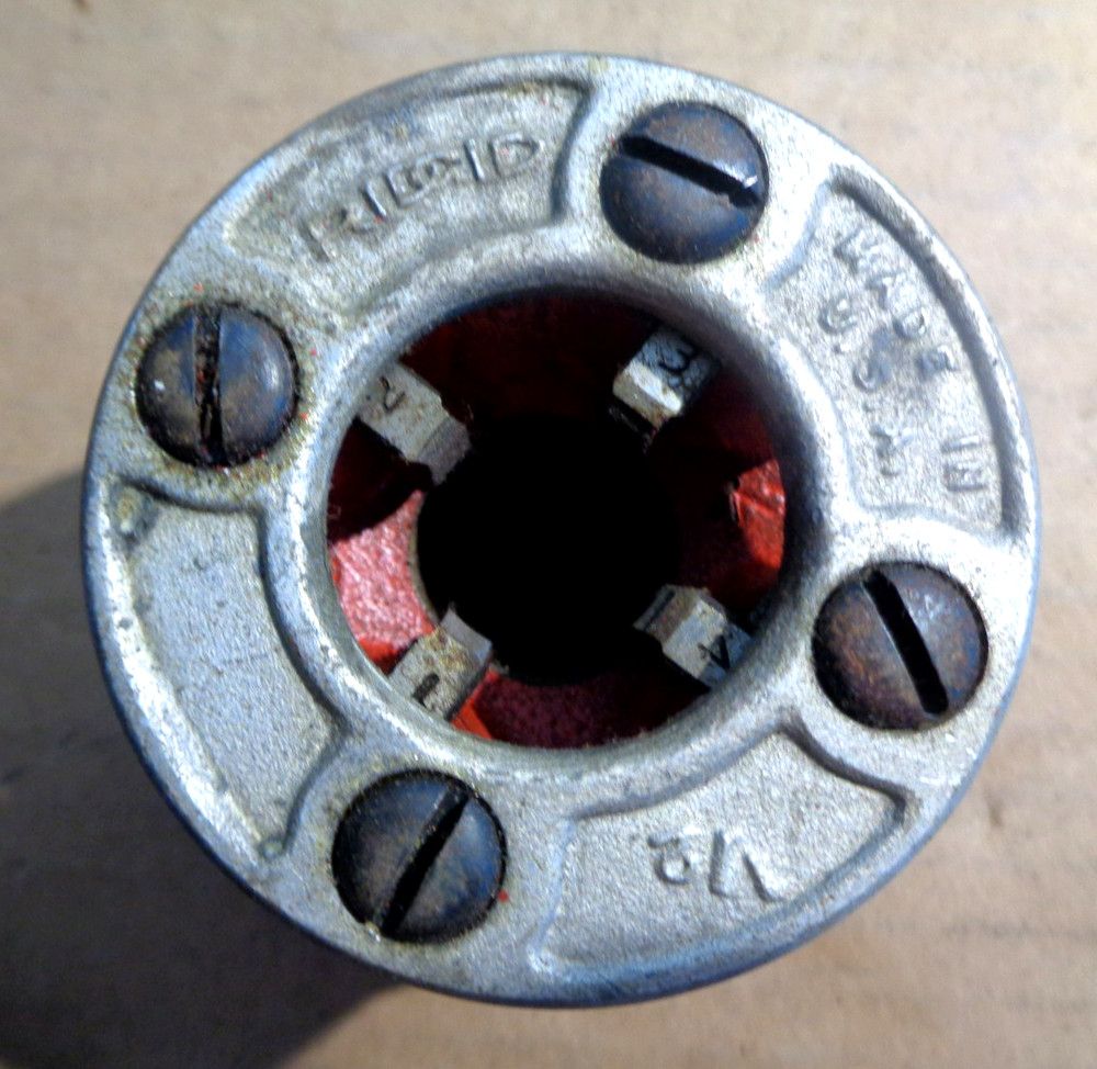 Ridgid 1/2" NPT Pipe Threading Die Head Made In USA