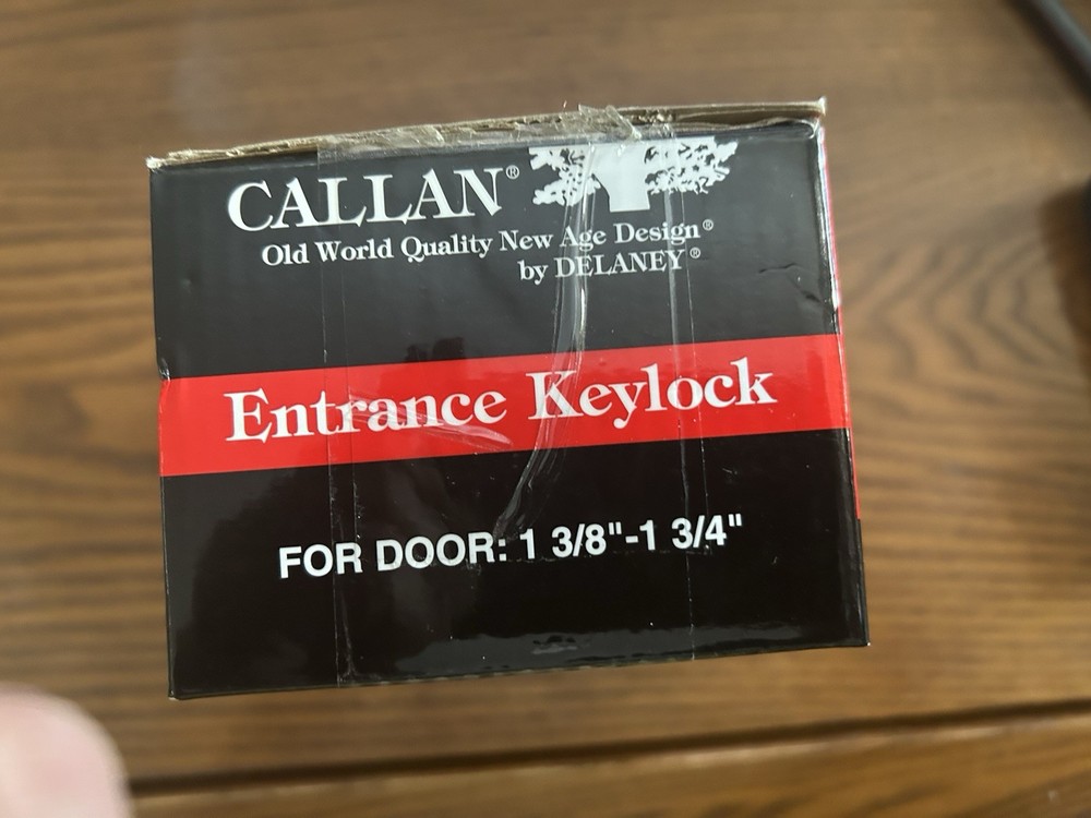 Delaney Entrance Keylock Model #100-T-CA-US 10B
