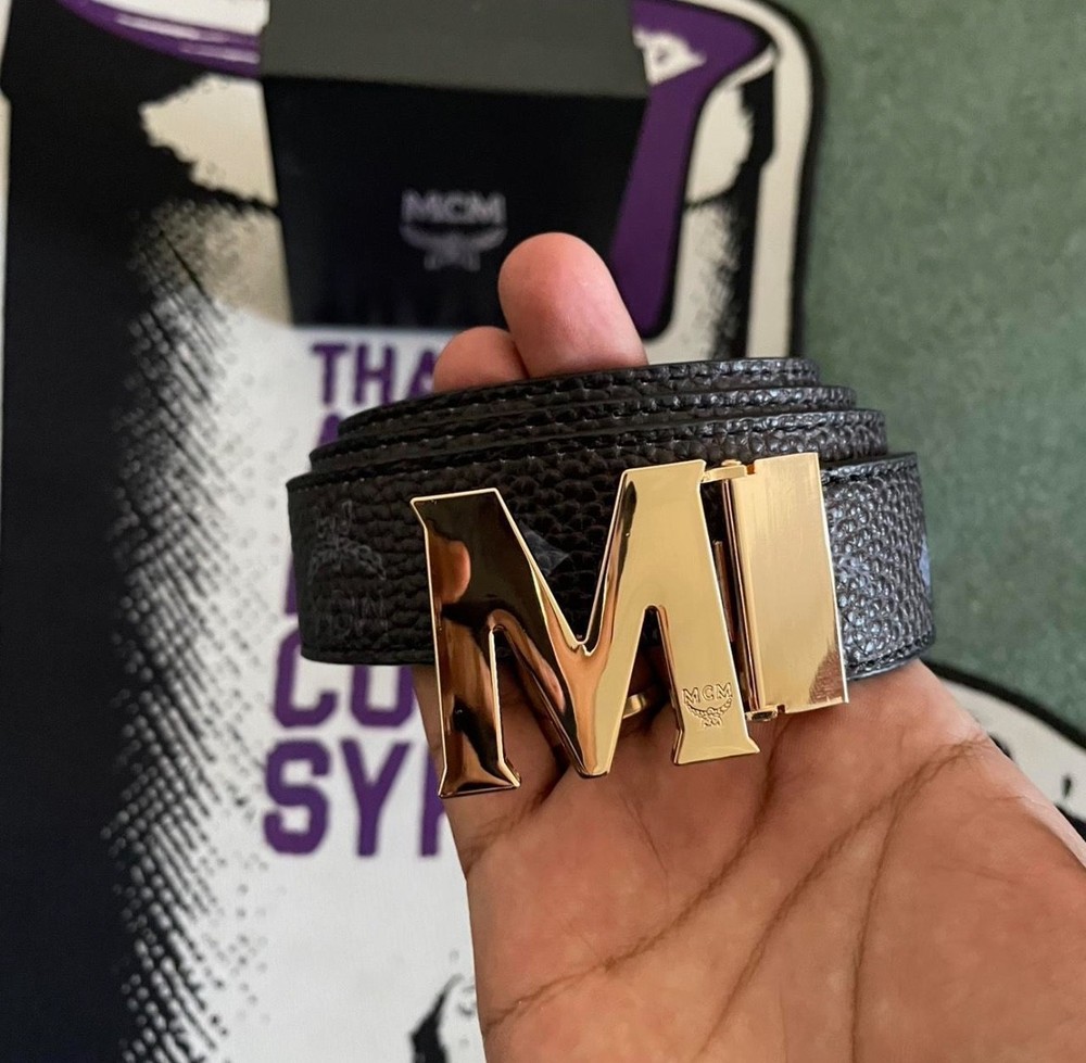 MCM Men’s Leather Belt