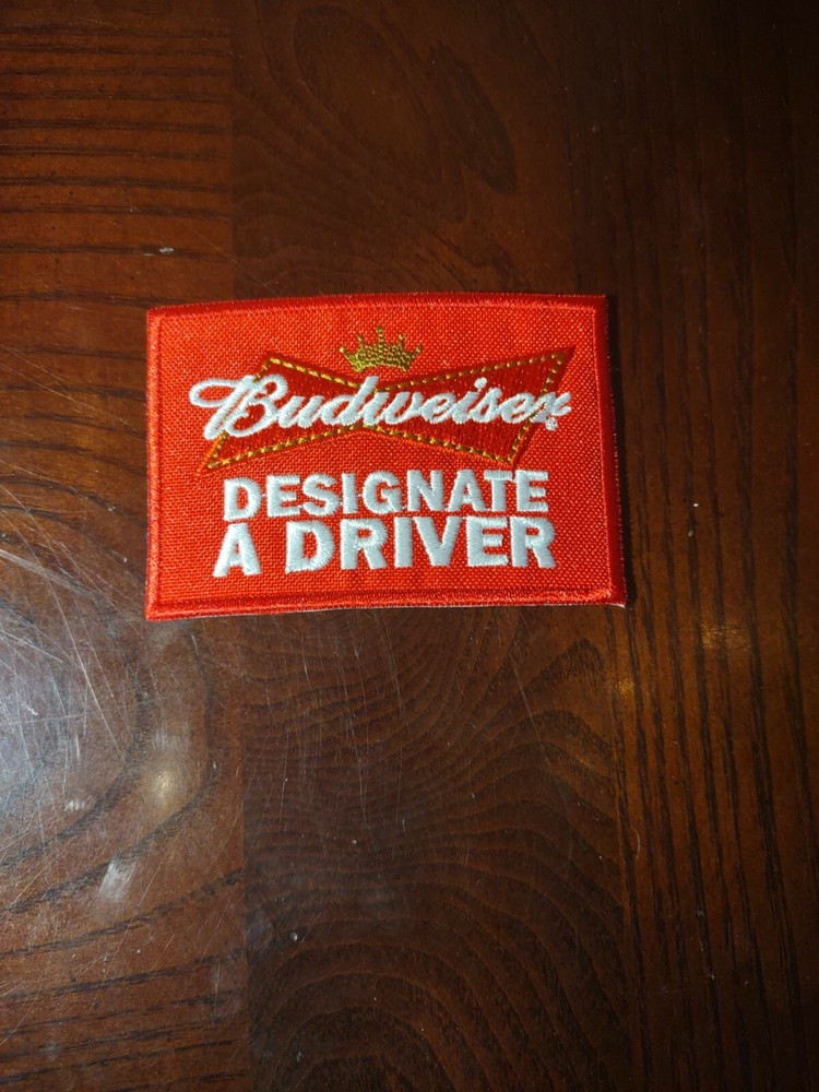 Budweiser Designate A Driver Patch