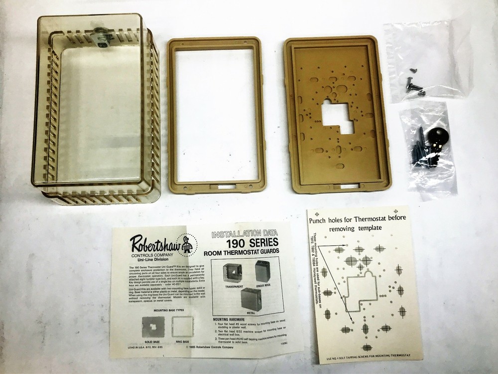 Robert Shaw Controls Thermostat Guard Kit L36-655 NOS