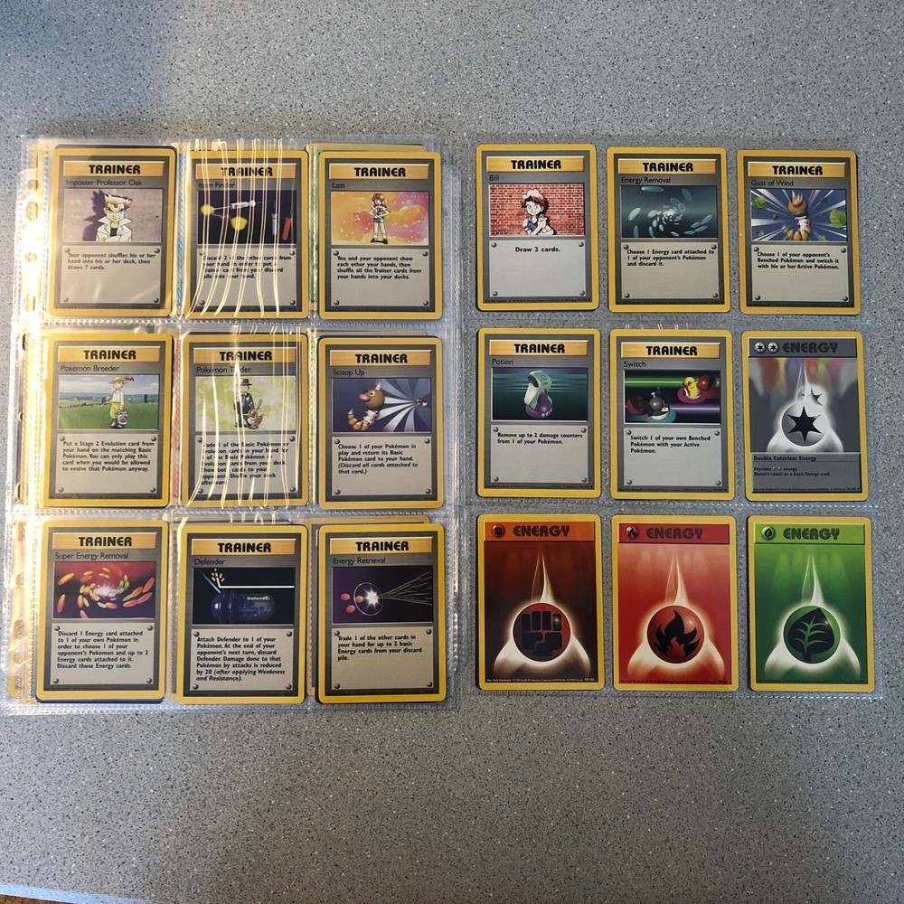Base Set Complete All Shadowless Holos Near Mint Blastoise