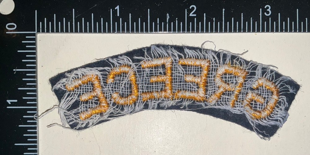 WWII US Army Greece Arc Tab Patch