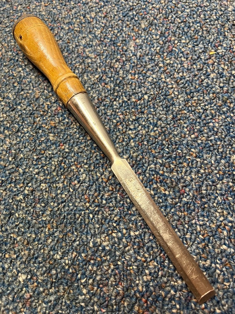 Vintage Craftsman Vanadium bevel-edge chisel, 1/2", BP code, very nice