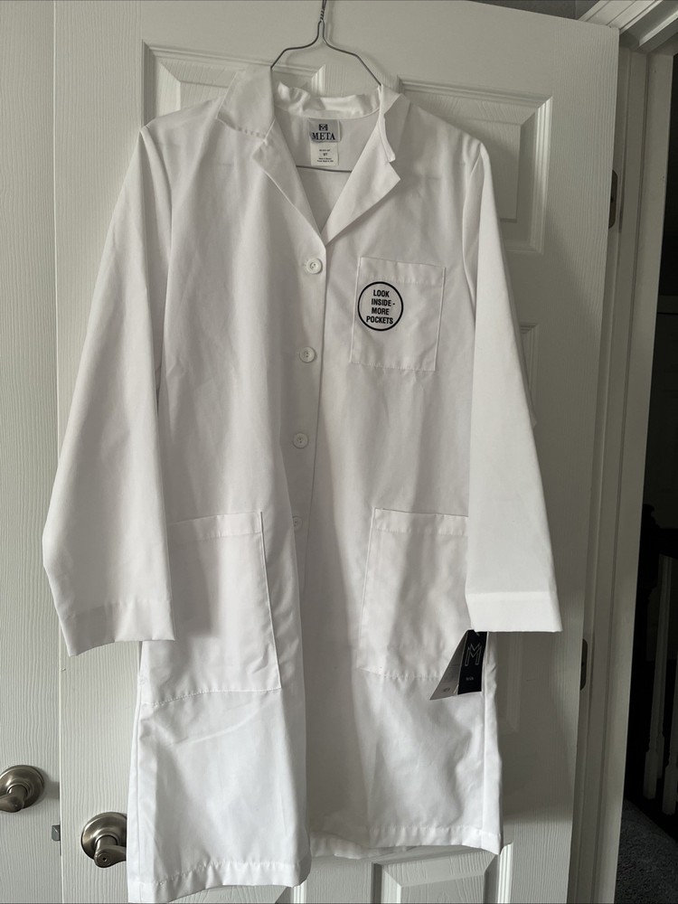 Meta Women’s Lab Coat White Size 12T